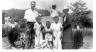 Late 1930's- Dell, Calvin, Arnold, Fred & Margaret Hamlin and Jackie on head stone